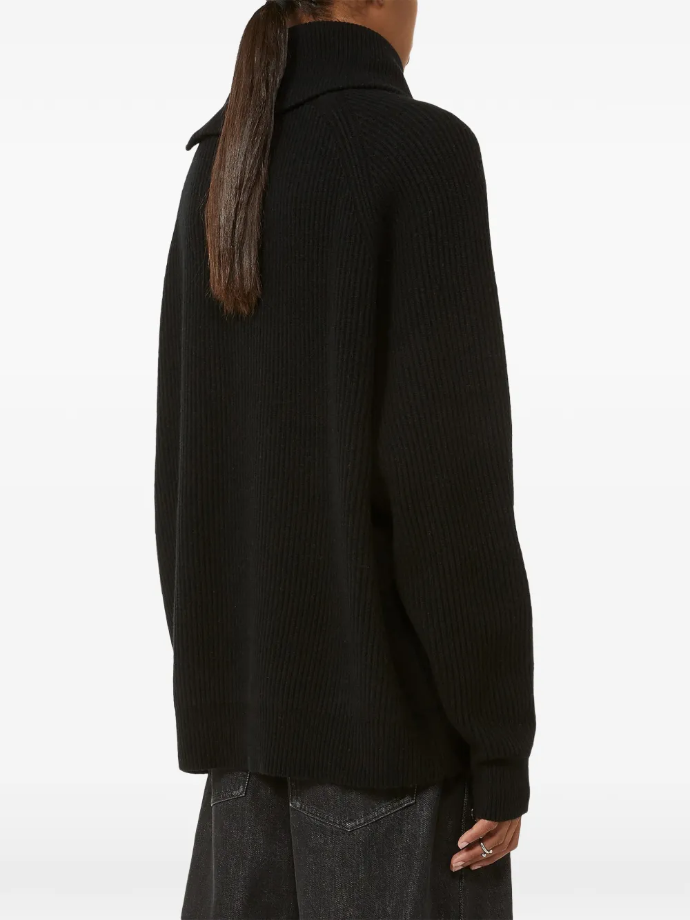  Sportmax Zip Sweater - Black 