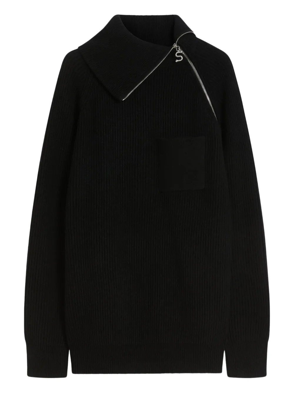 Sportmax Maglione con zip - Nero
