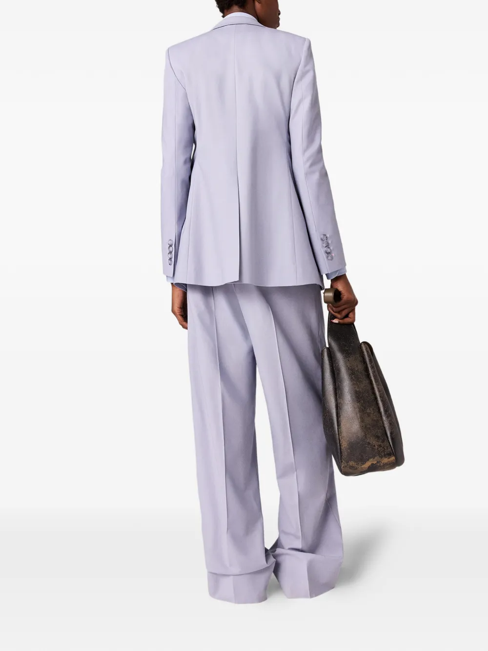 Stella McCartney Broek met riemlussen Paars