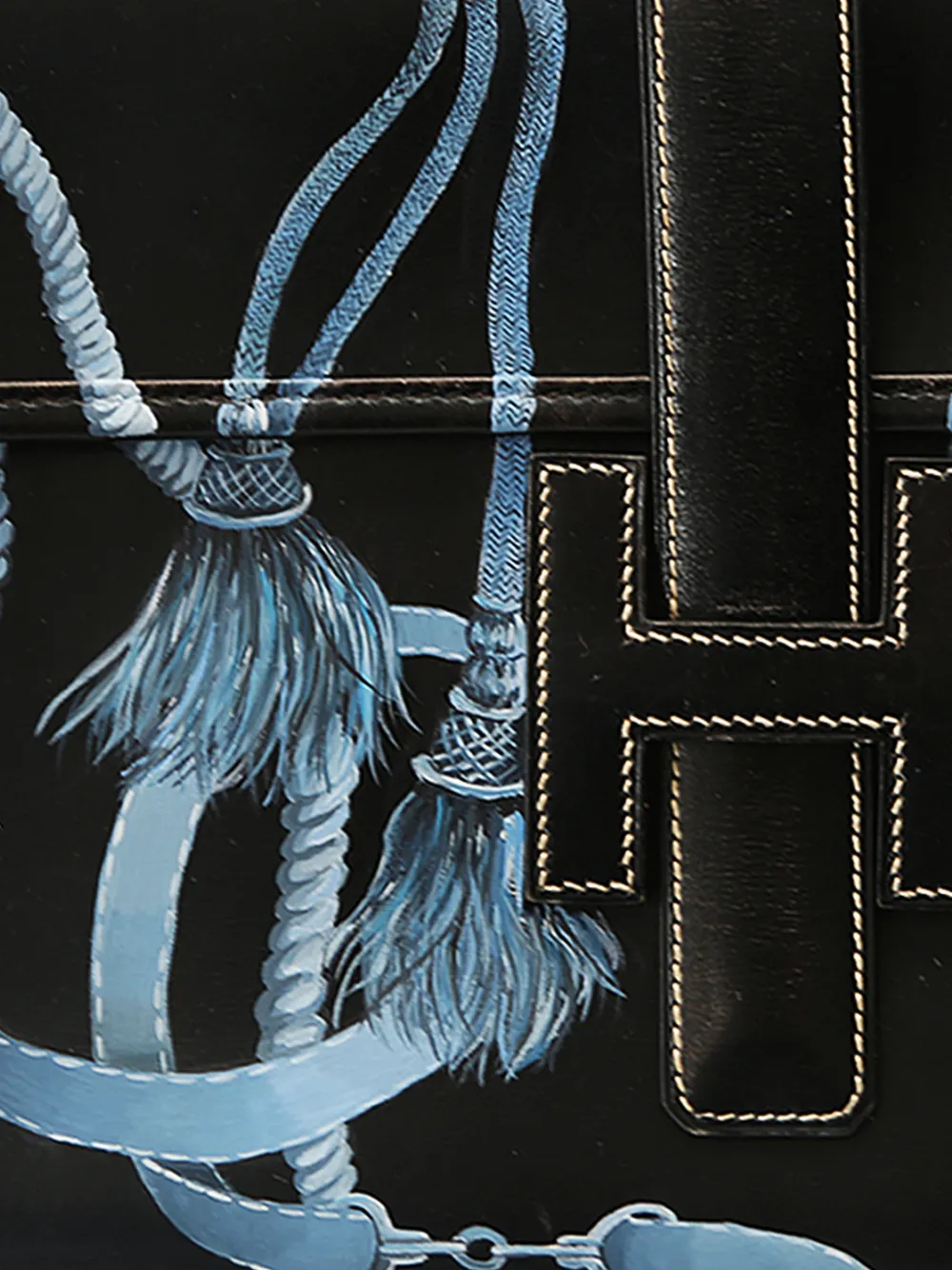 Hermès Pre-owned 1994 PM Jige Elan Clutch Bag in Black, view 4