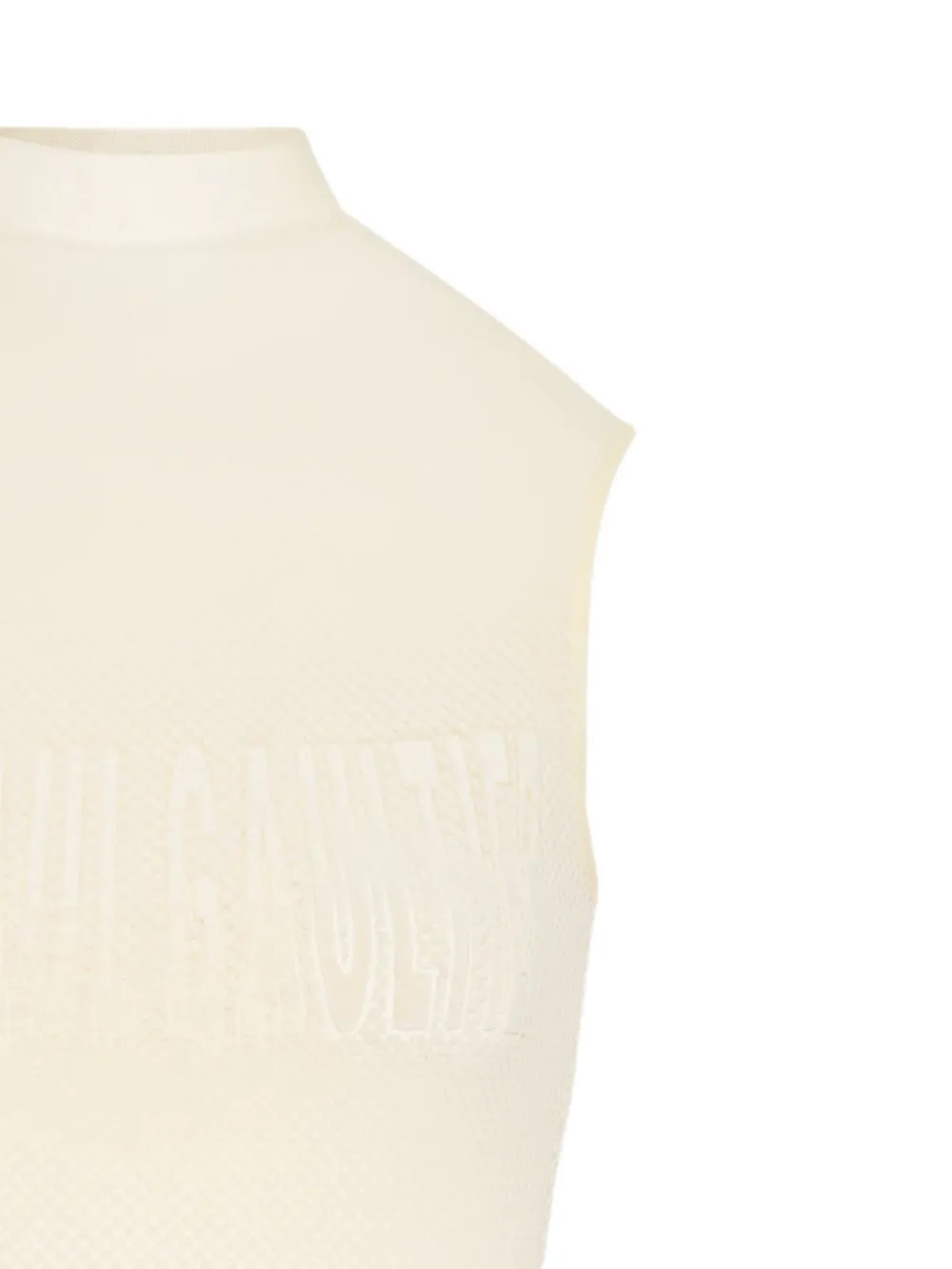 Jean Paul Gaultier mesh flocked bodysuit | Vests & Tank Tops | Image 2