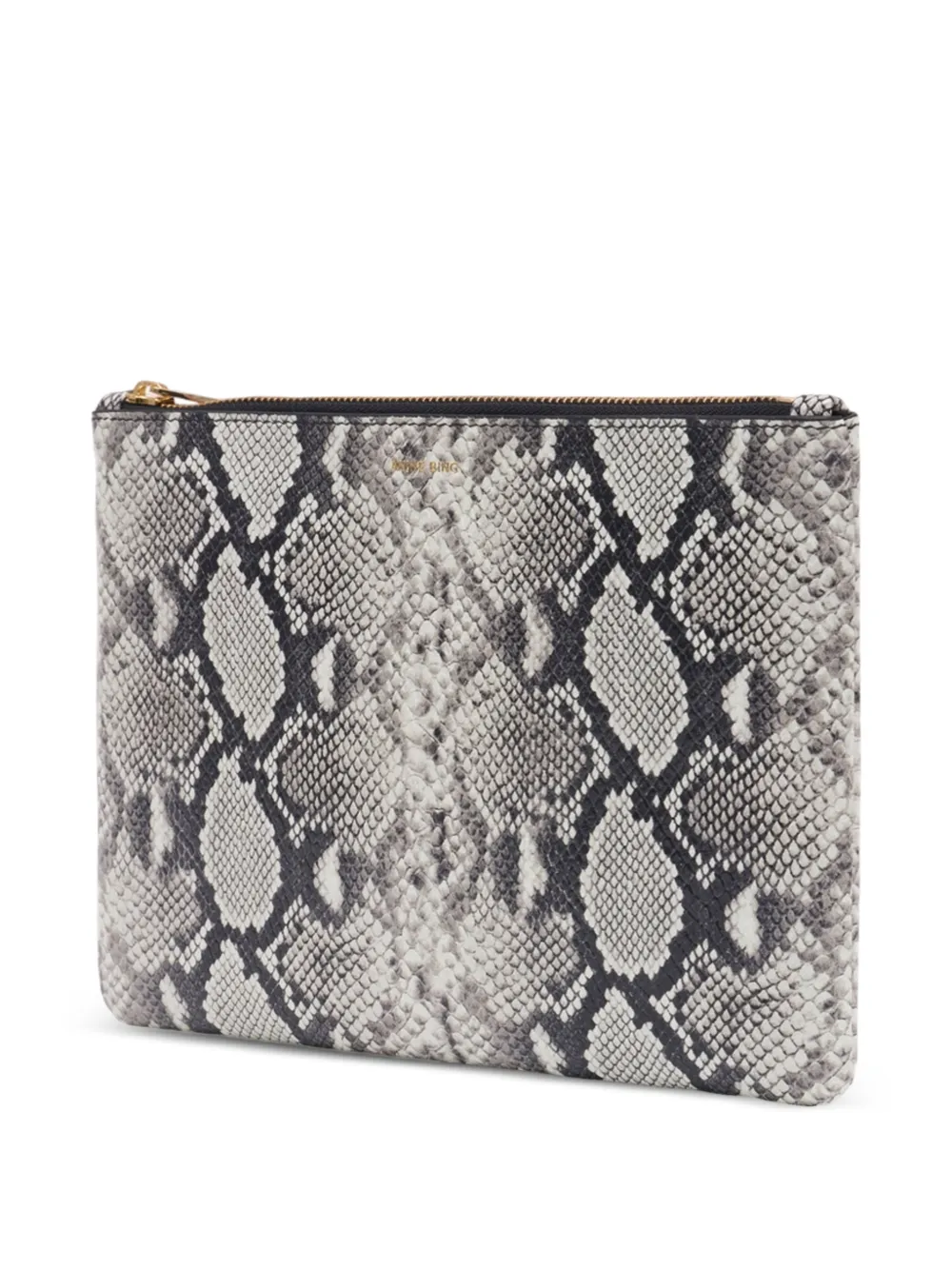 ANINE BING Elly snakeskin-print leather clutch bag | Image 2