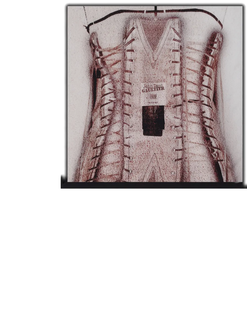 Jean Paul Gaultier printed corset scarf | Men | Image 2