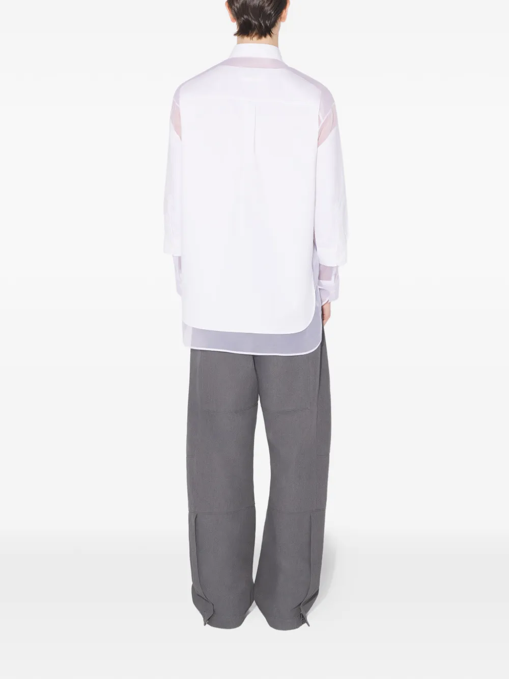 Jean Paul Gaultier Buttoned Petit Grand Shirt In White