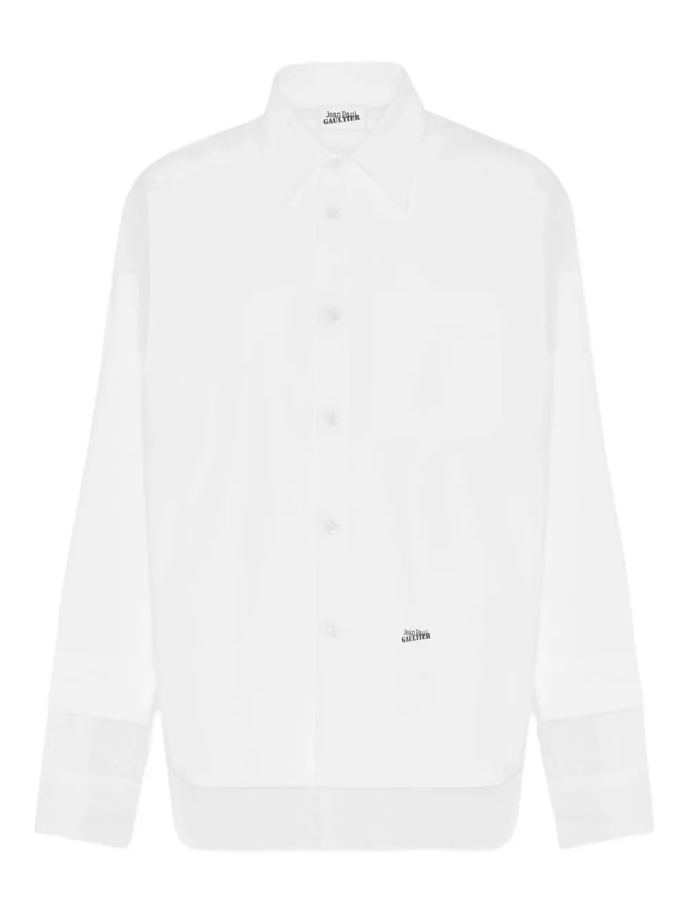 Jean Paul Gaultier Buttoned Petit Grand Shirt In White