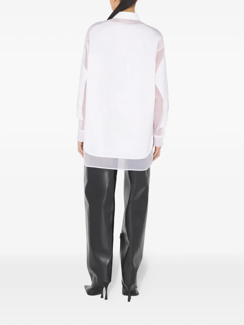 Jean Paul Gaultier Buttoned Petit Grand Shirt In White