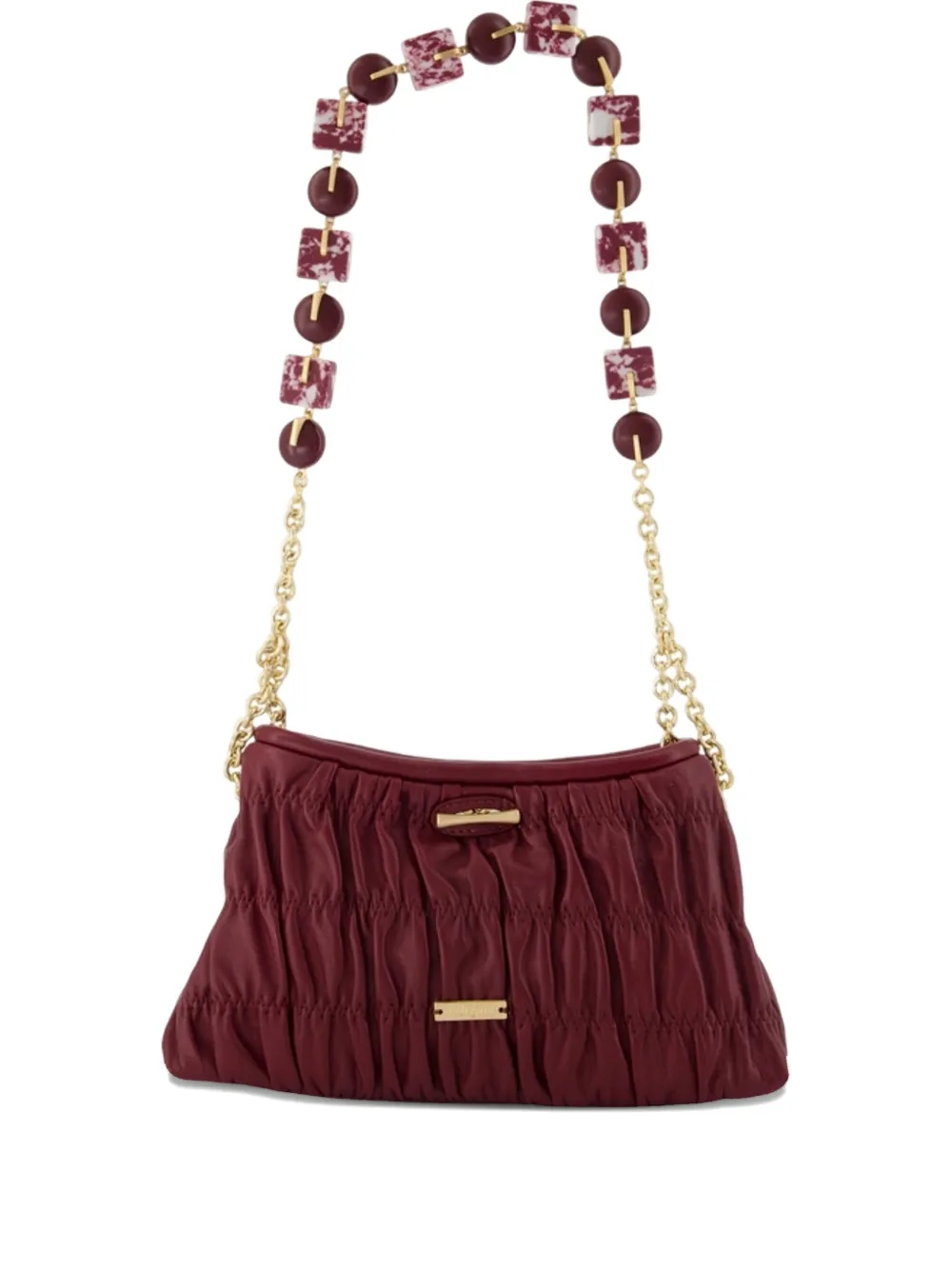 Cult Gaia mini Kiraz leather shoulder bag - Rosso