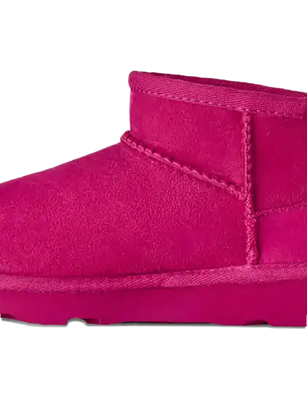 UGG Kids CLASSIC ULTRA MINI suede boots - Roze