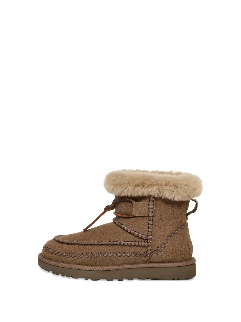 Ugg Classic Mini Alpine Seude Boot In Multi