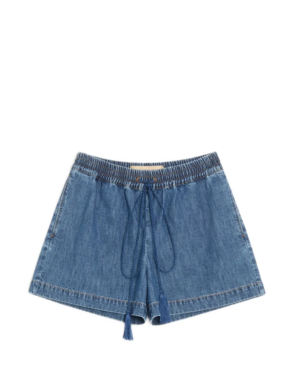 Valentino Garavani V-Gold Shorts mit Kordelzug - Blau