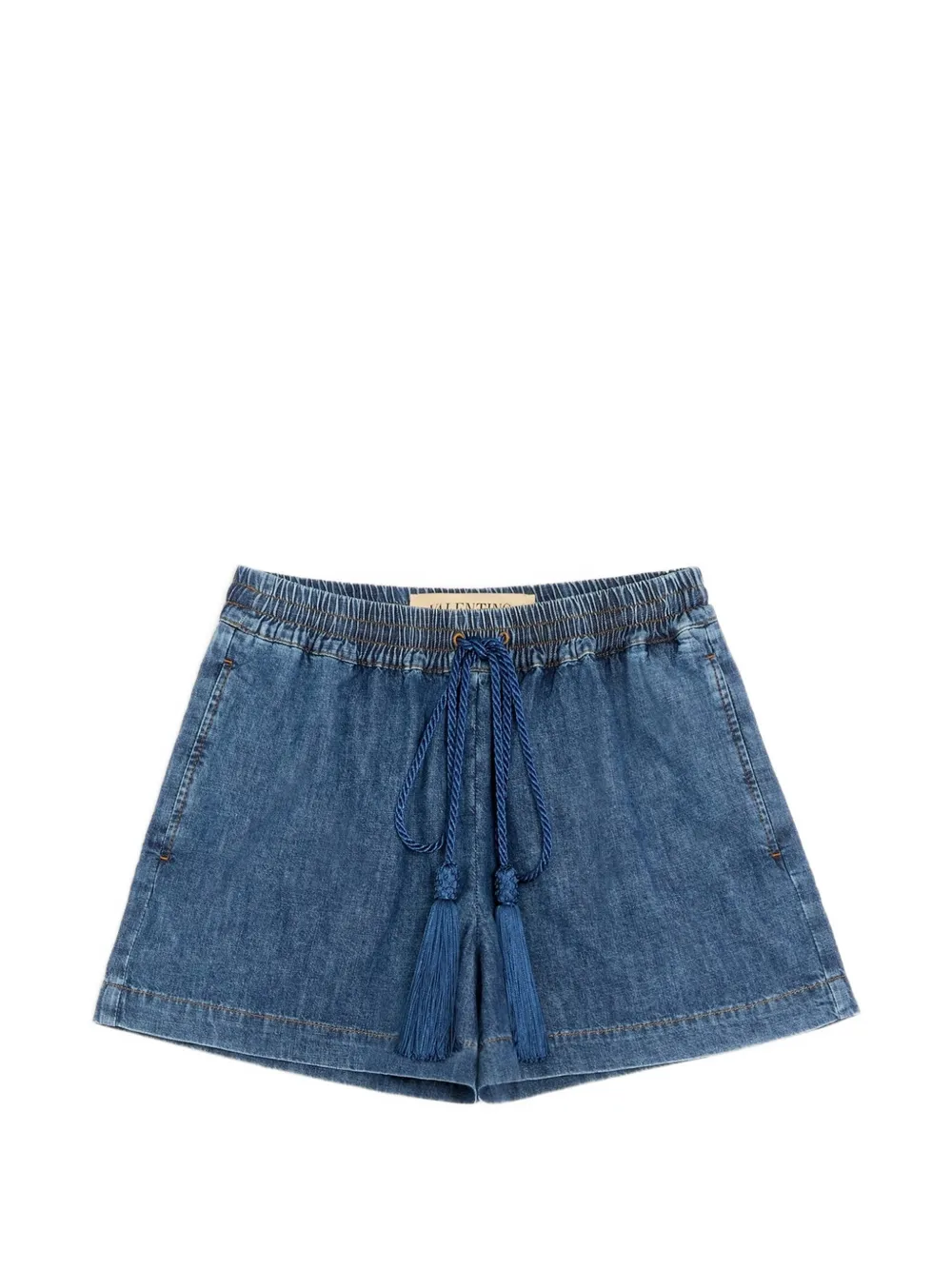 Valentino Garavani V-Gold Shorts mit Kordelzug - Blau