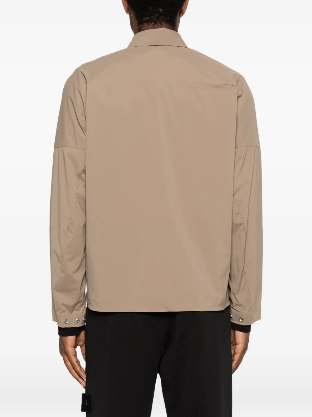 Stone Island Shirtjack met borstzak Bruin