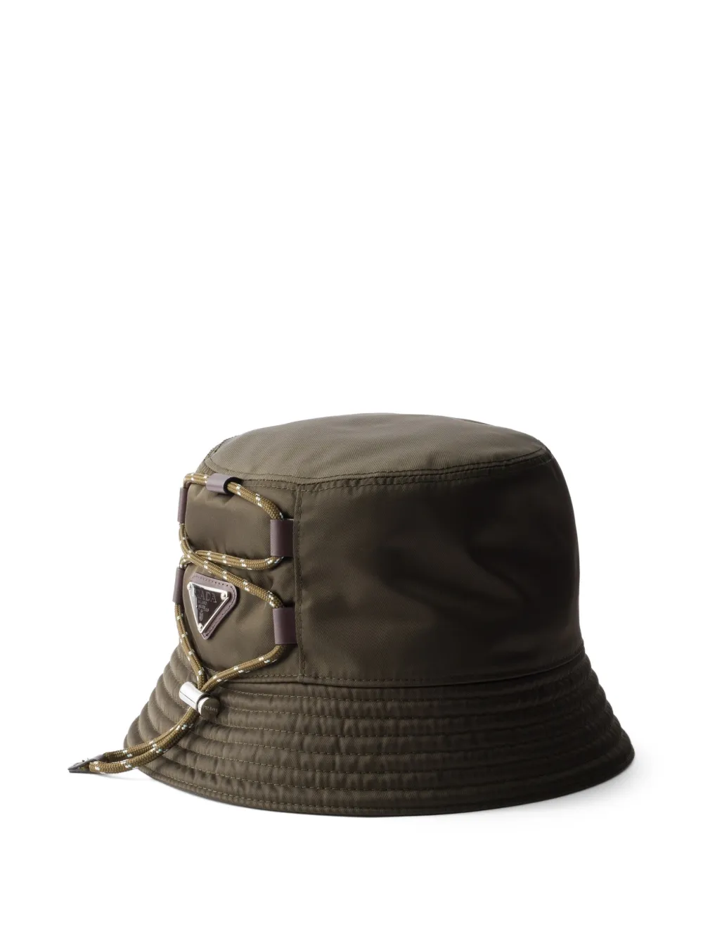 Prada triangle logo bucket hat | Green | Image 1