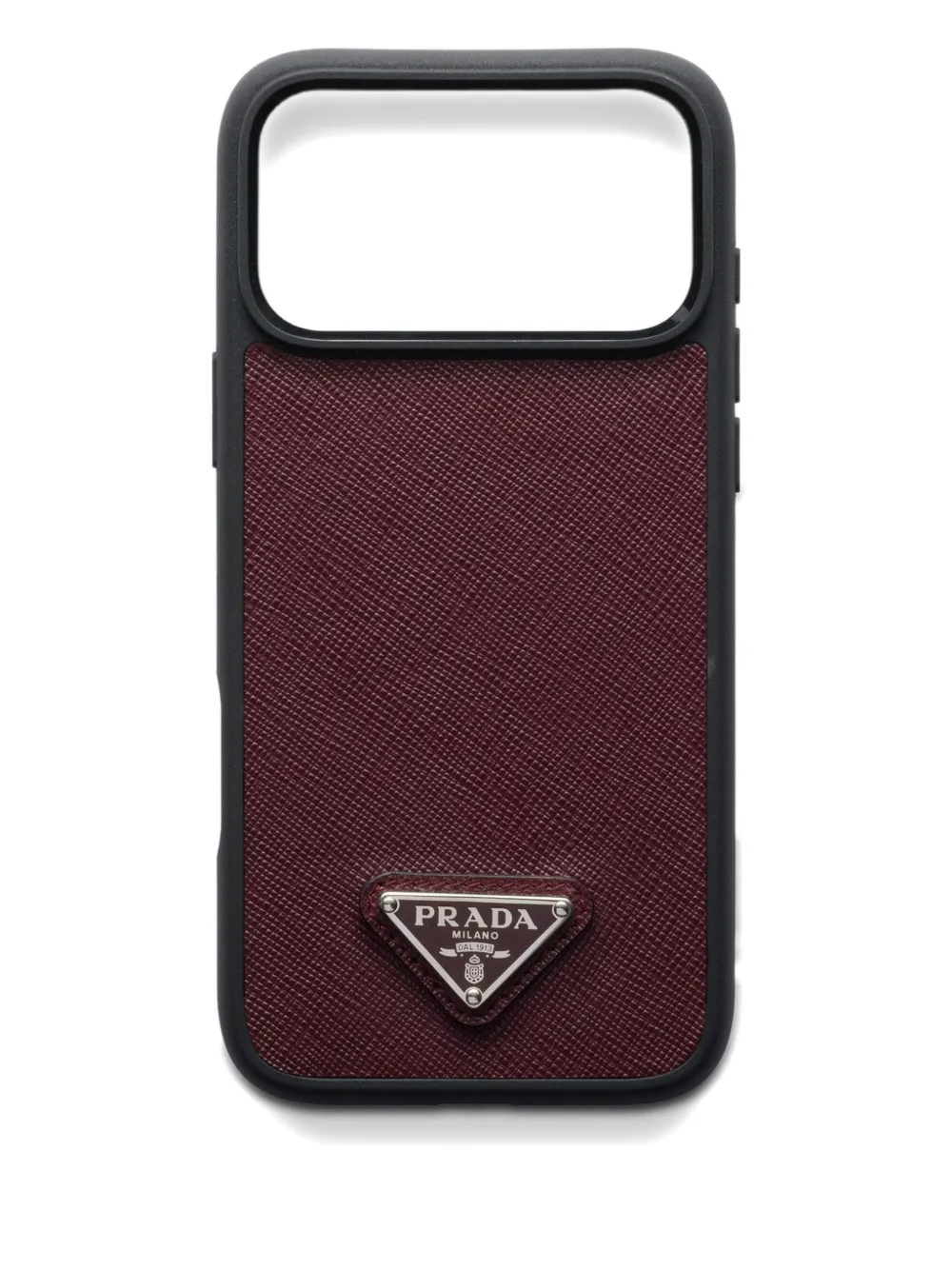 Prada Funda para celular con logo triangular (iPhone 17 Pro Max) | rojo | Image 1