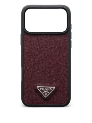 Prada レザー iPhone 17 Pro Max ケース | ブラック | FARFETCH JP