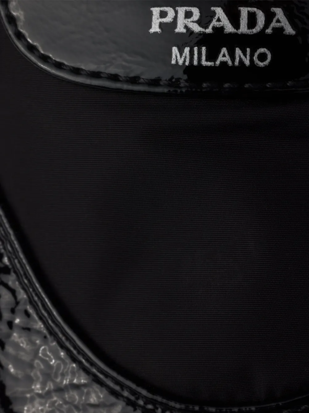 Prada Collapse Re-nylon Sneakers In Black