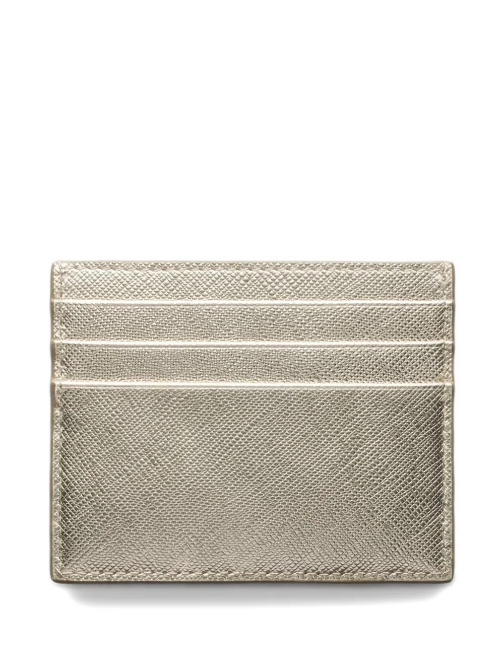 Prada triangle logo leather card holder | Image 2