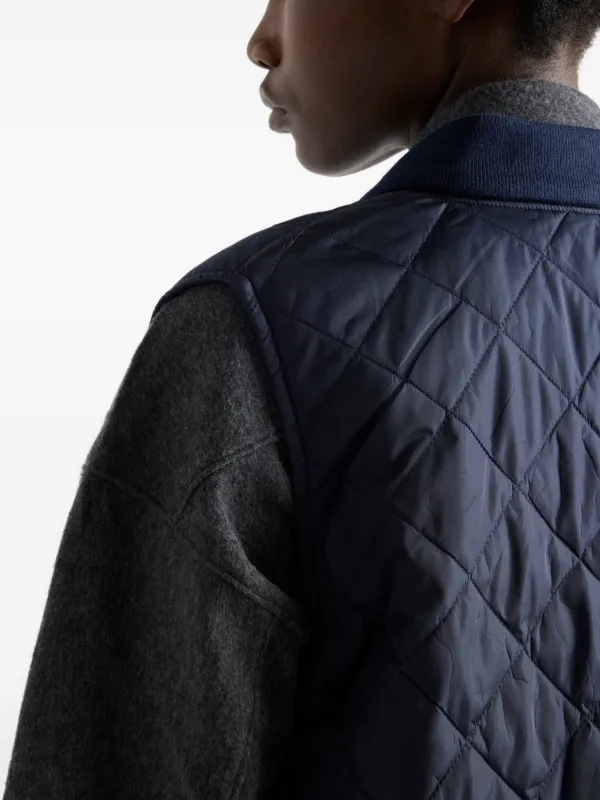 Prada Re-Nylon キルティング ニットベスト | ブルー | FARFETCH JP