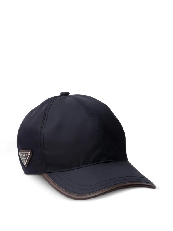 プラダ　帽子　正規品 Prada Speedrock キャップ | ブルー | FARFETCH JP