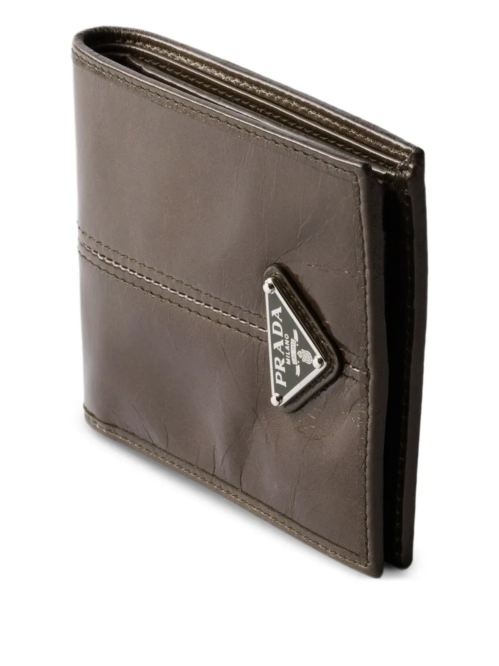  Prada Cartera Con Logo - Marrón 
