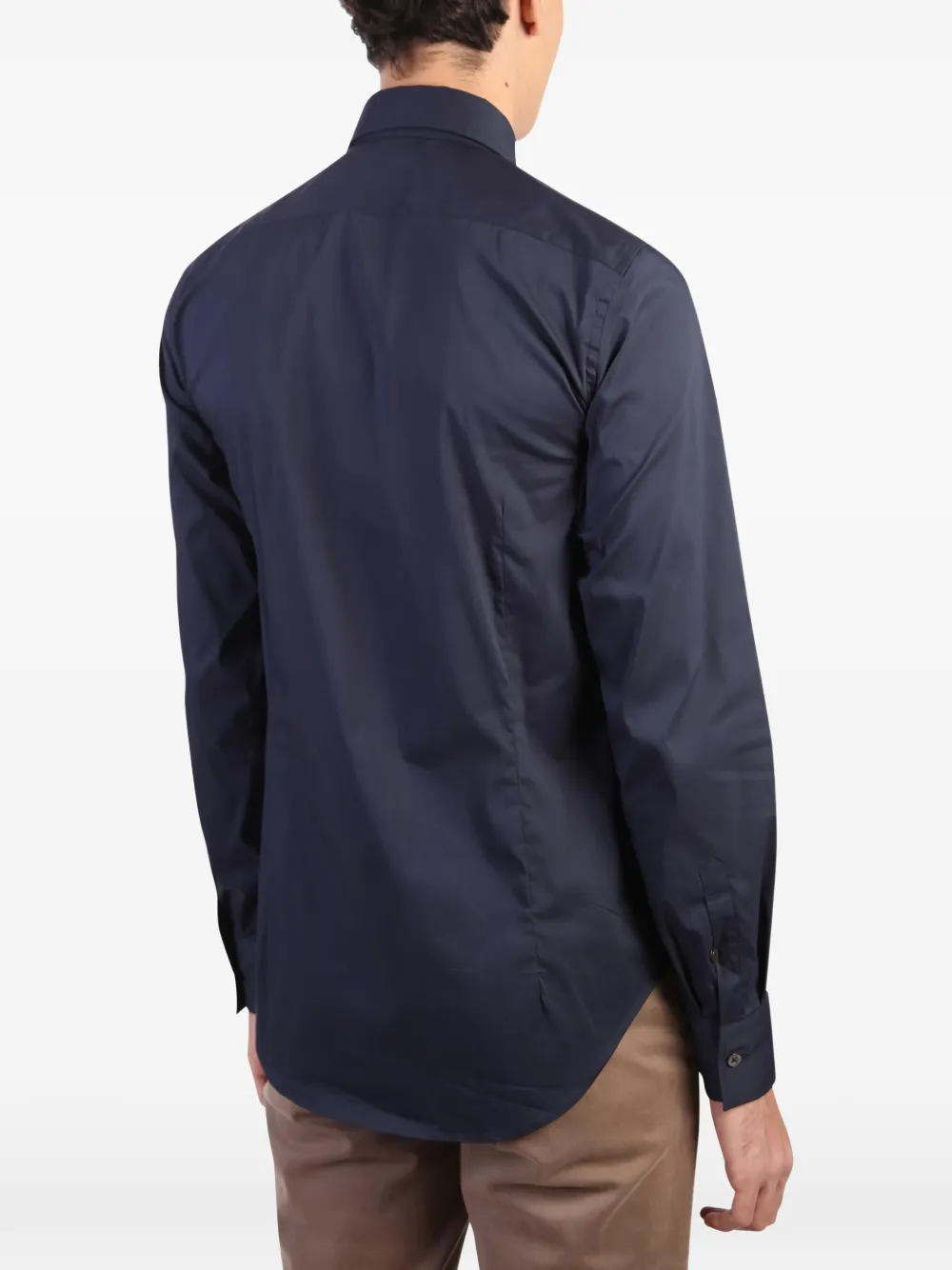 Dell'oglio Linnen overhemd Blauw