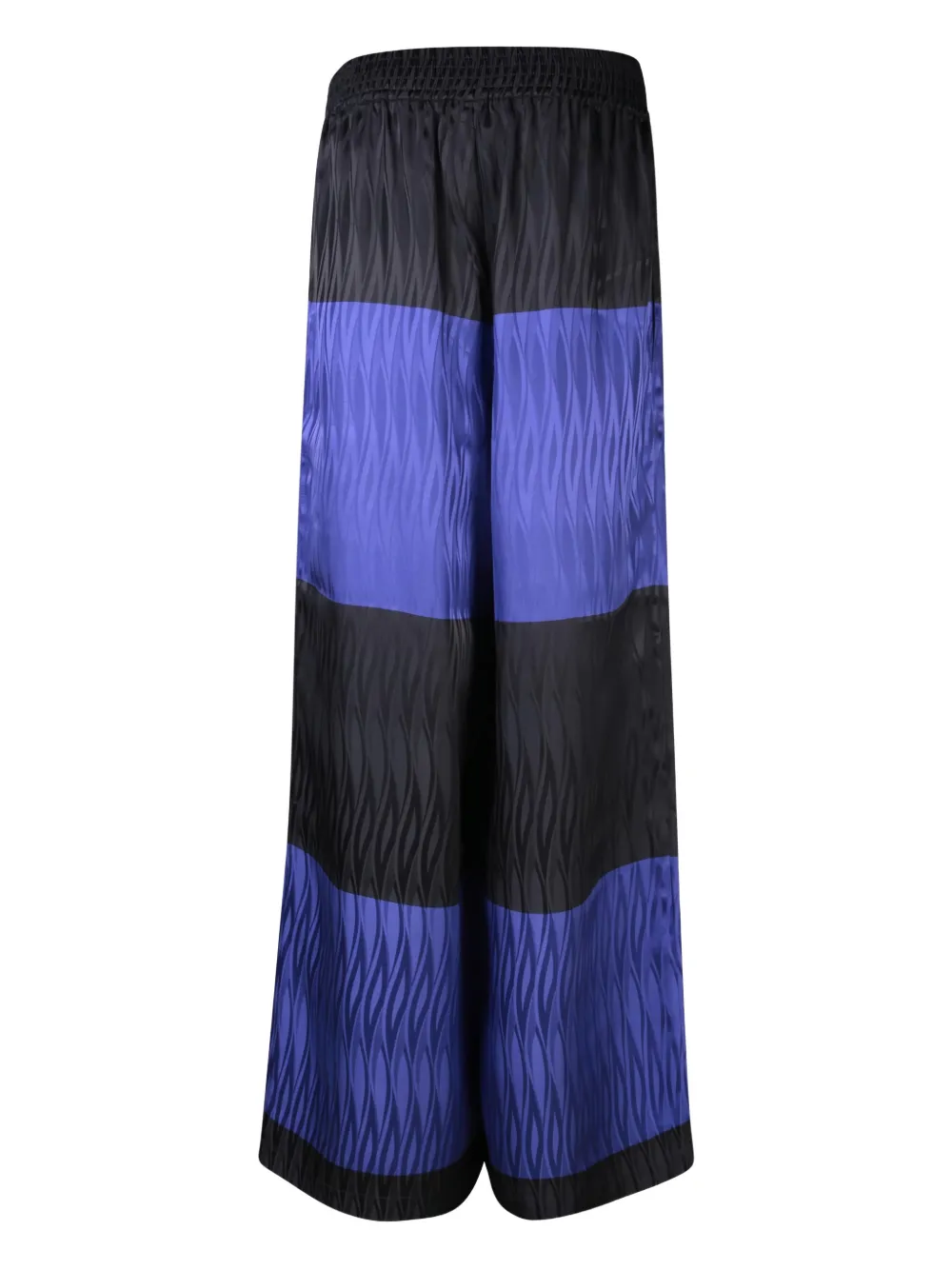 Rianna + Nina Melina gestreepte broek - Zwart