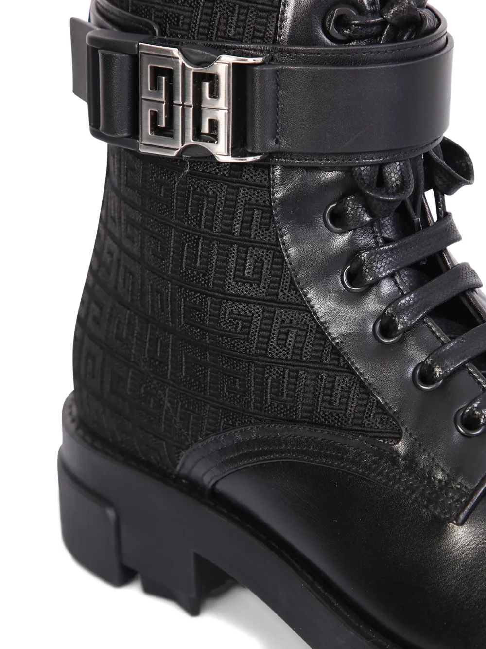 Givenchy 50mm laarzen met 4G-patroon Zwart