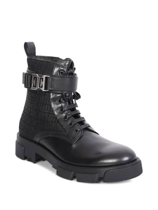 ジバンシー　サイドゴアブーツ　ショートブーツ　4Gロゴ　レザー　黒　40 Givenchy 4G 50mm ブーツ | ブラック | FARFETCH JP