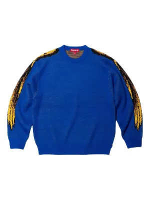 Supreme x ANTIHERO ロゴ セーター | ブラック | FARFETCH JP