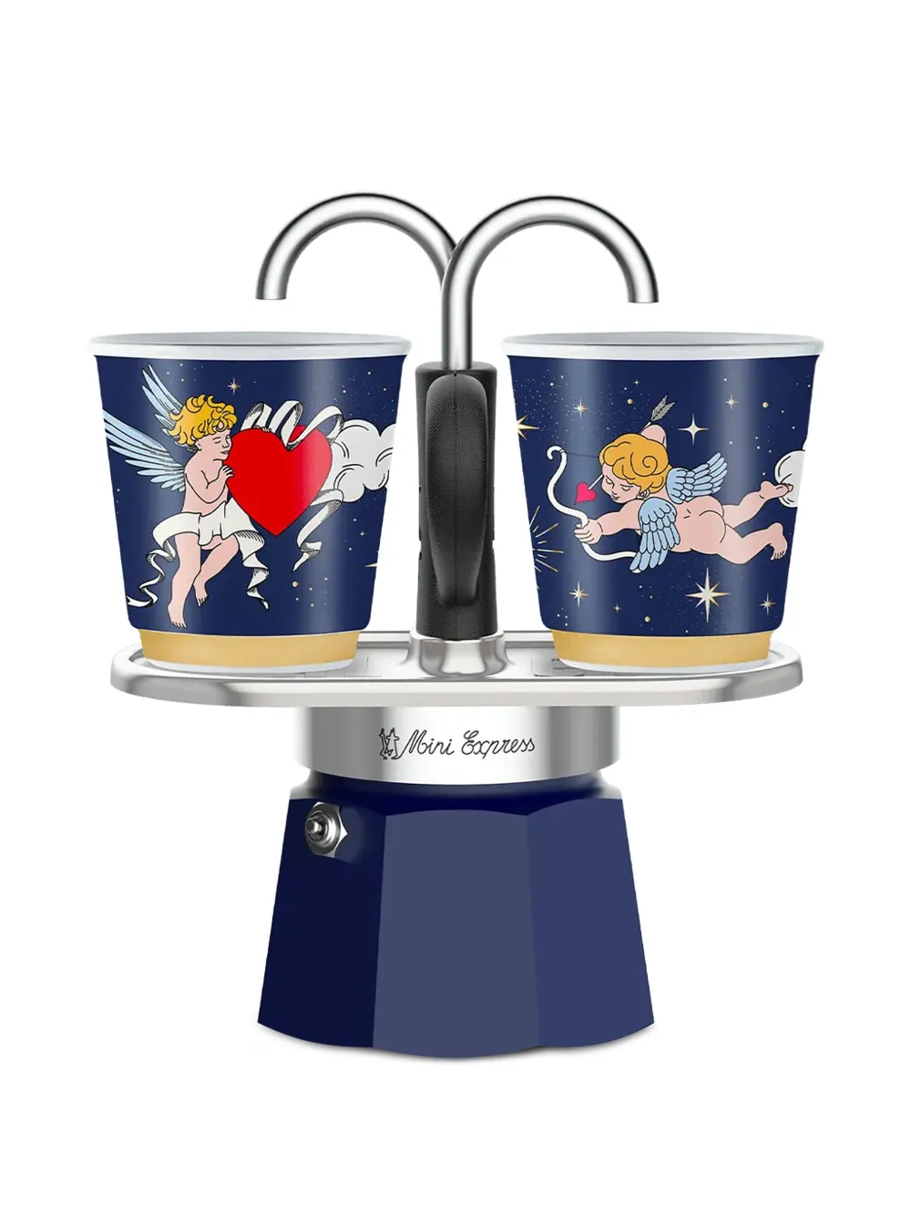 Bialetti set de cafetera Cupido mini | azul | Image 1