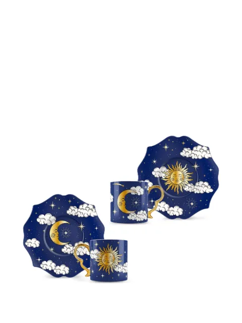 Bialetti sun moon-printed espresso cups (set of two)