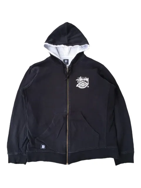 Stüssy hoodie con cierre en colaboración con Dickies
