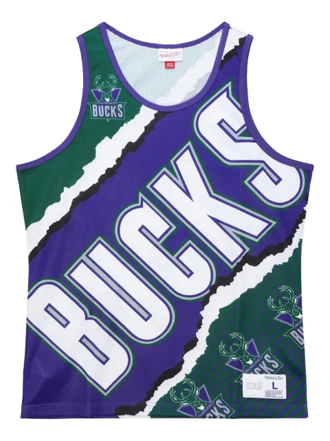 Mitchell & Ness x  Milwaukee Bucks Jumbotron 2.0 sleeveless vest
