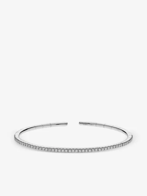 Jewels Aficionado pulsera en oro blanco de 18kt con diamante