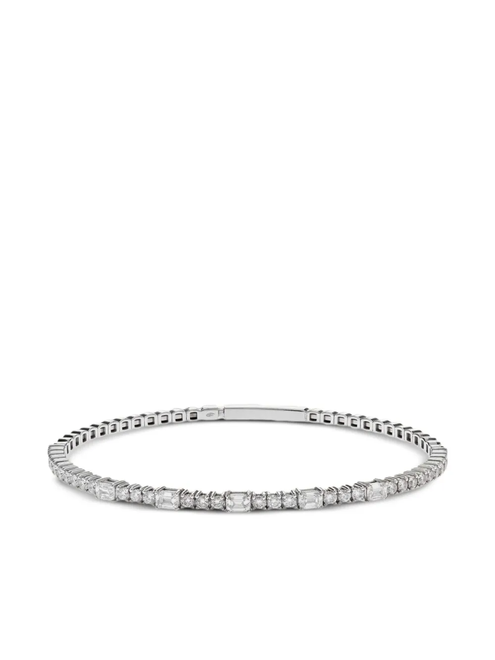 Jewels Aficionado Bracciale tennis in oro bianco 18 carati con diamanti - Argento