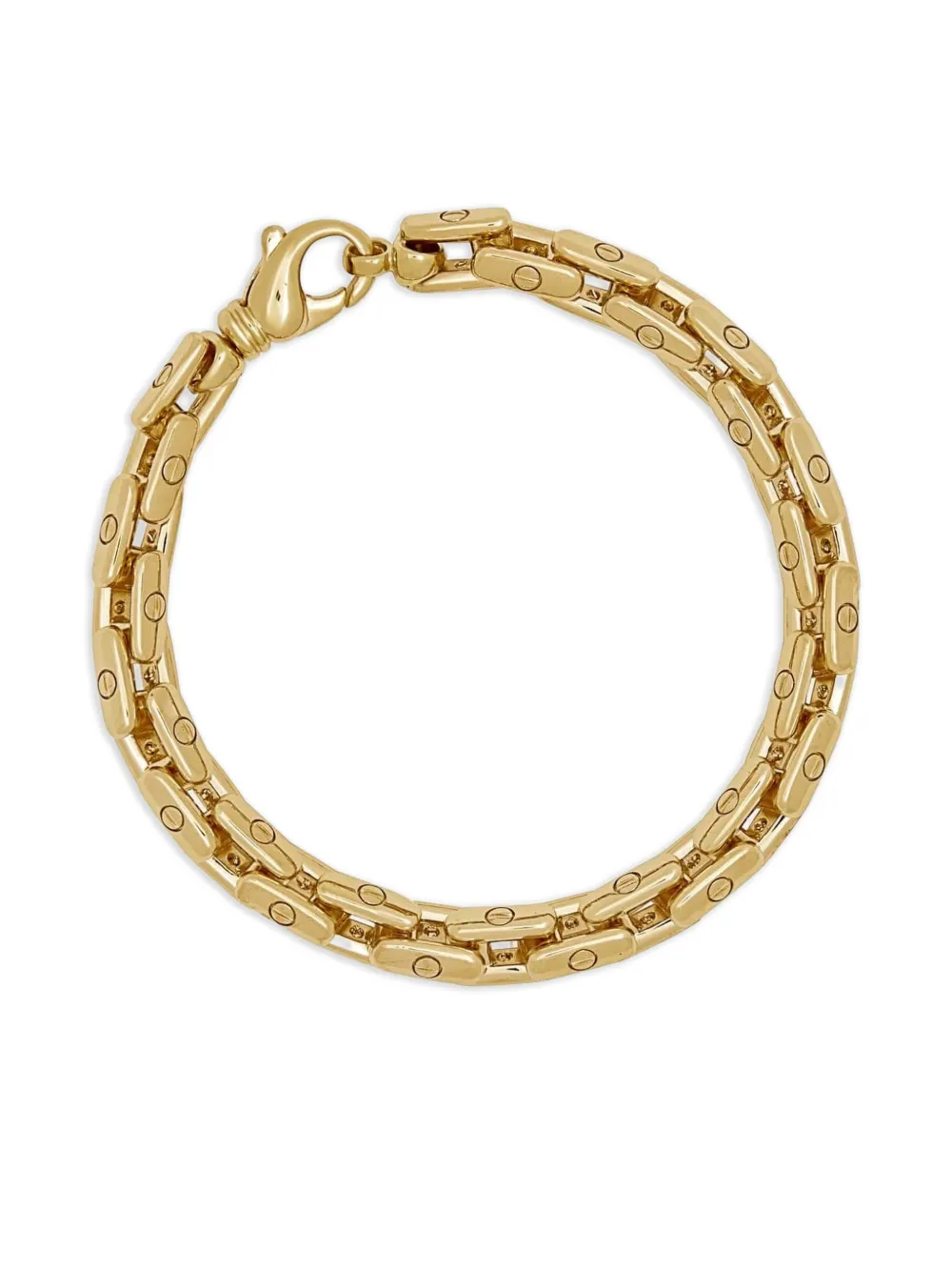 Jewels Aficionado Bracciale Anchor in oro giallo 18 carati