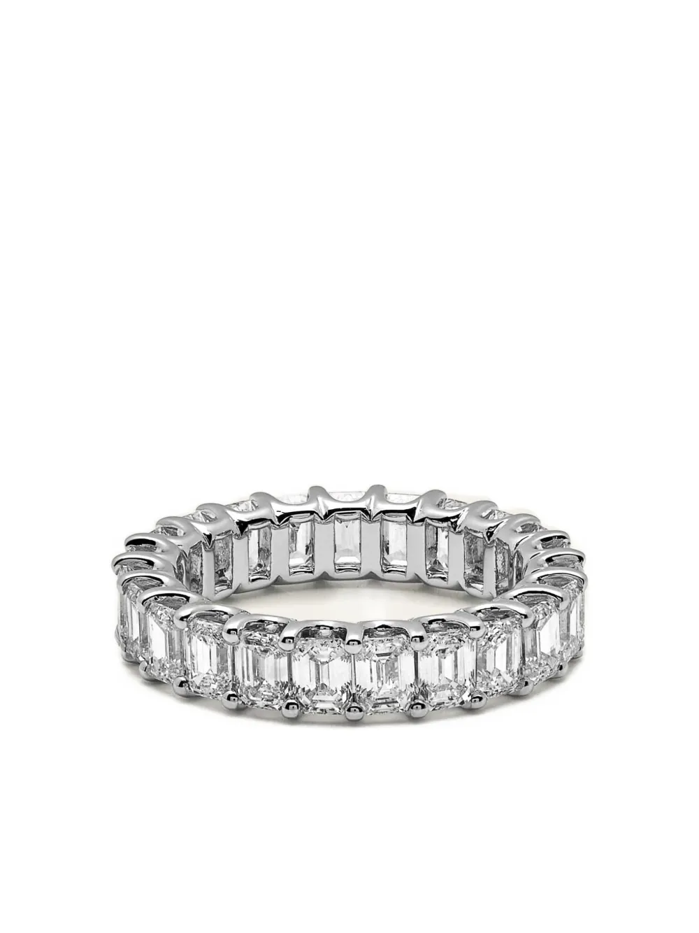 Jewels Aficionado Anello Eternity Band in oro bianco 18 carati con diamanti - Argento