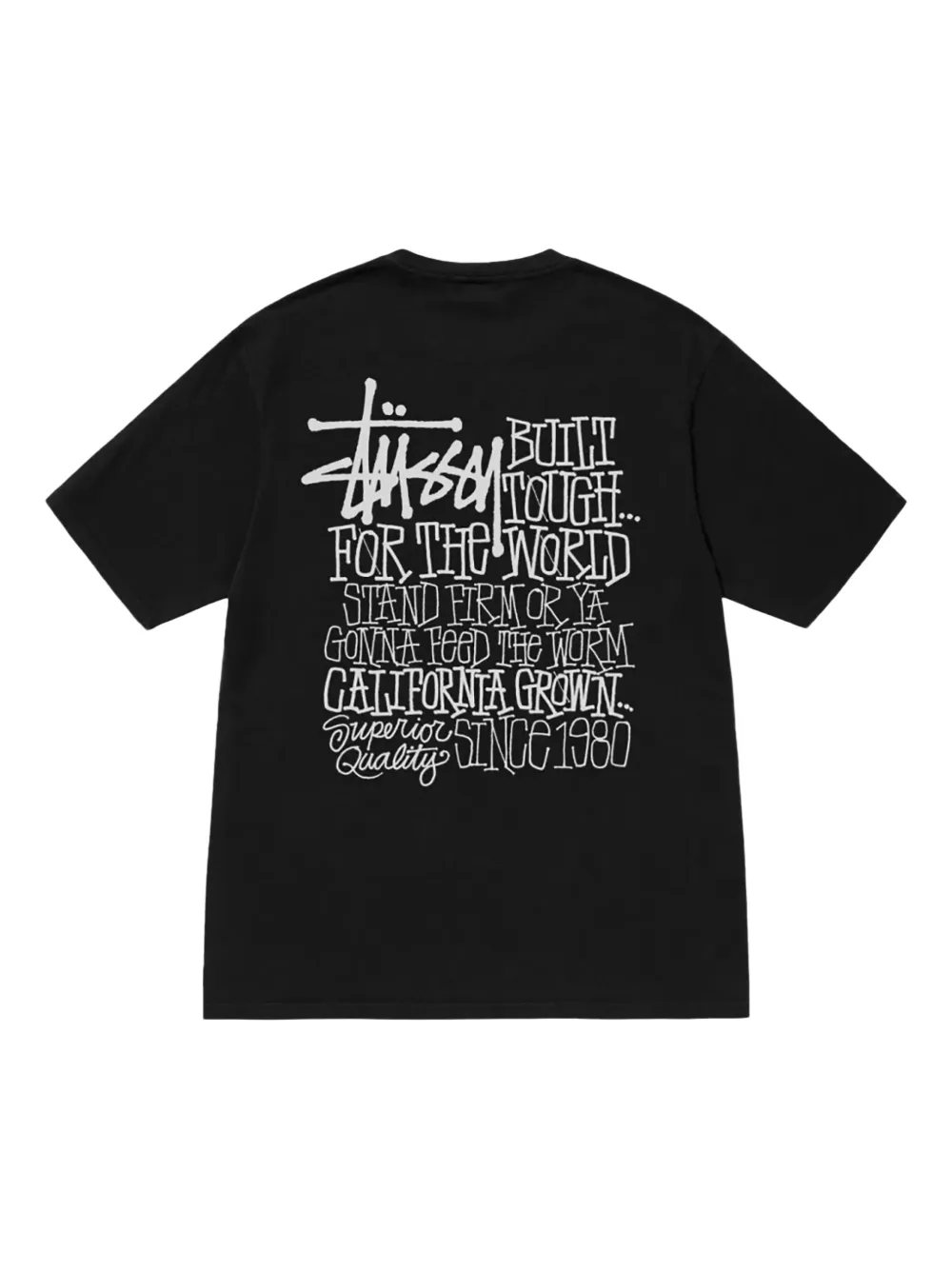 Stüssy California Grown T-shirt - Zwart