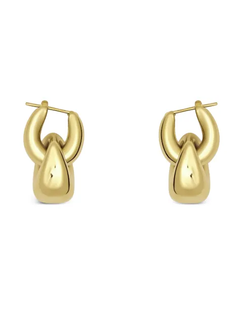 Jewels Aficionado arracadas dobles en oro