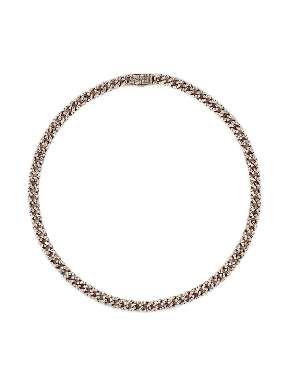 Jewels Aficionado diamond cuban link necklace - Rosa