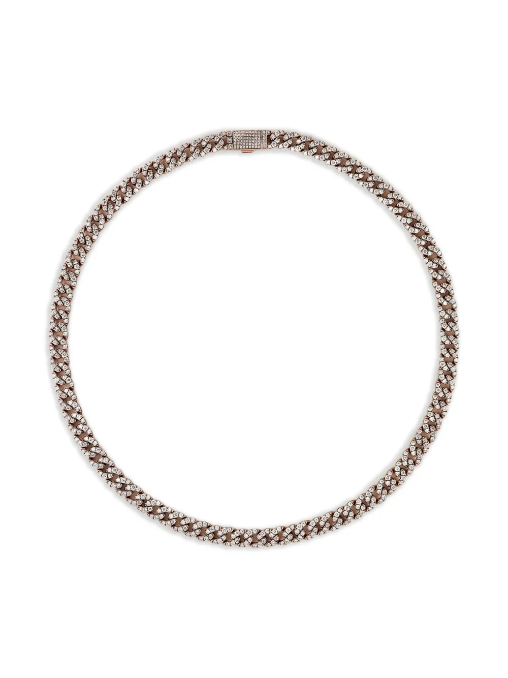 Jewels Aficionado diamond cuban link necklace - Rosa