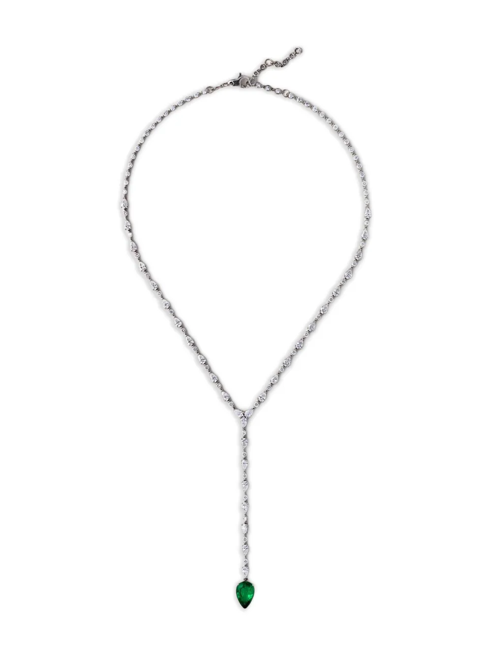 Jewels Aficionado interchangeable multi-stone lariat necklace - Argento