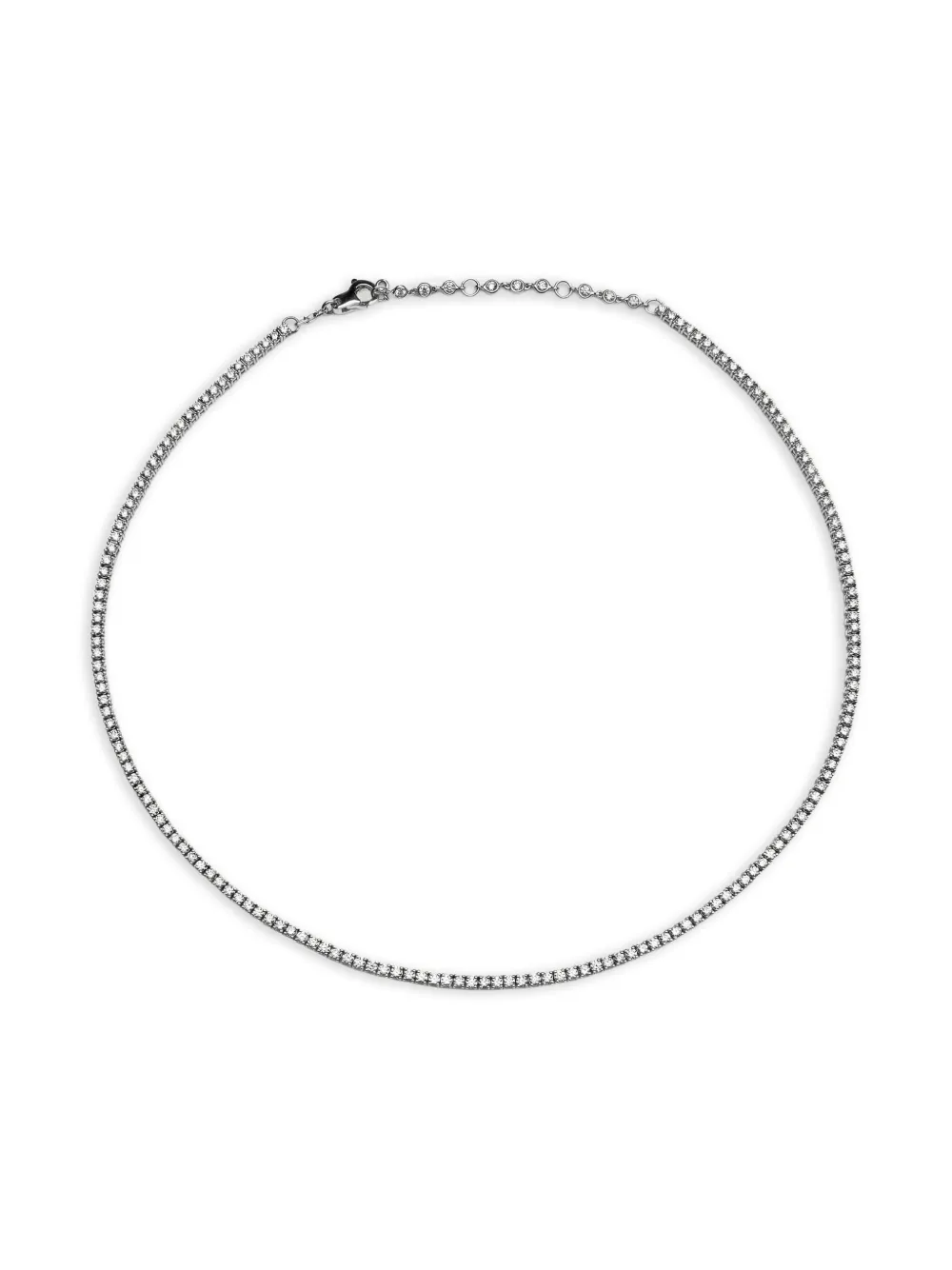 Jewels Aficionado Estelle diamond tennis necklace - Silber