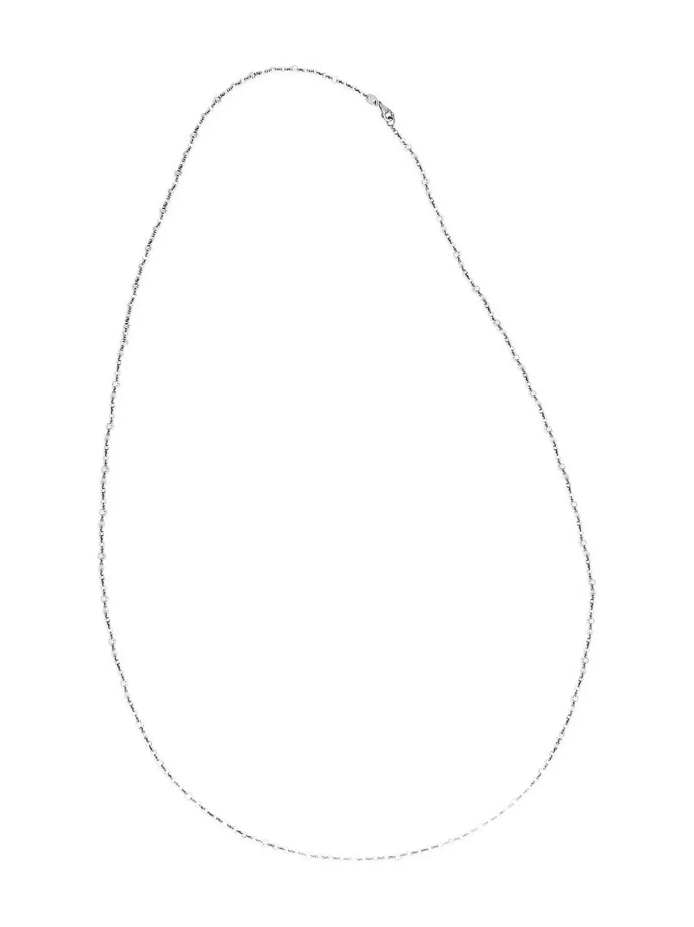 Jewels Aficionado 18K white gold diamond chain necklace - Argento