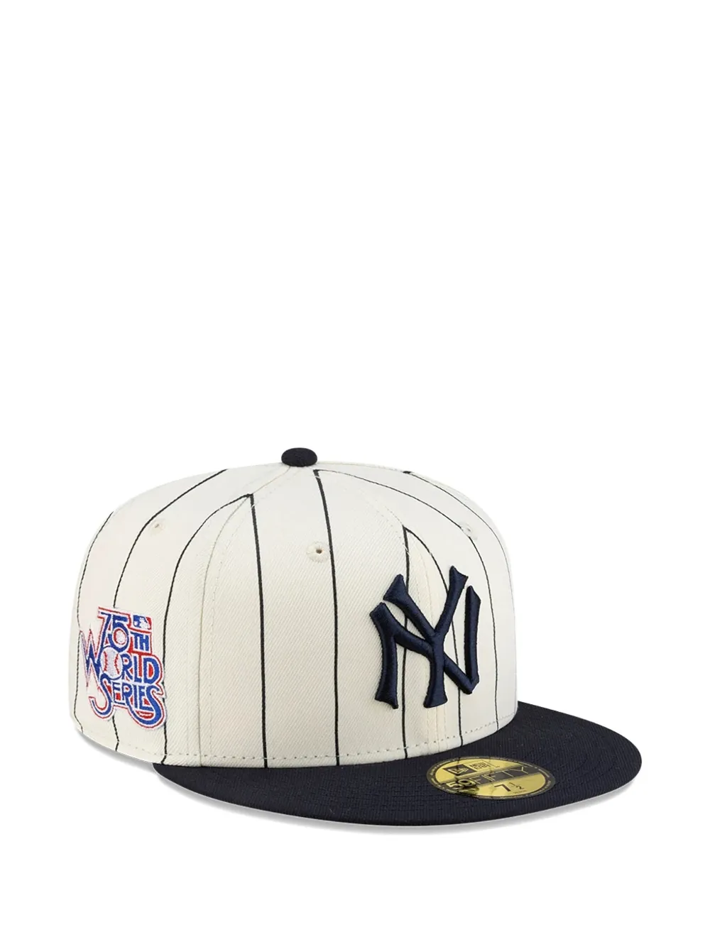 NEW ERA CAP NY Yankees pinstripe-pattern 59FIFTY baseball cap - Beige