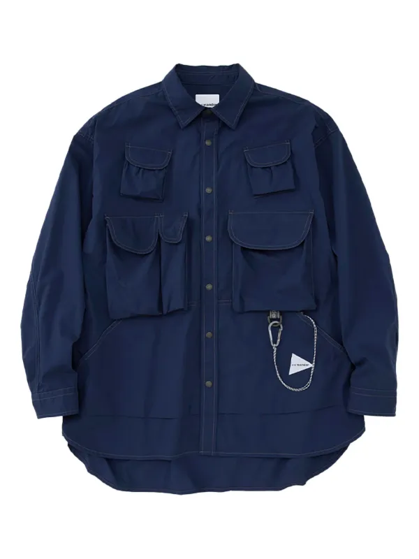 トップス and wander multi pocket LS shirt 32858820_63204799_600.jpg
