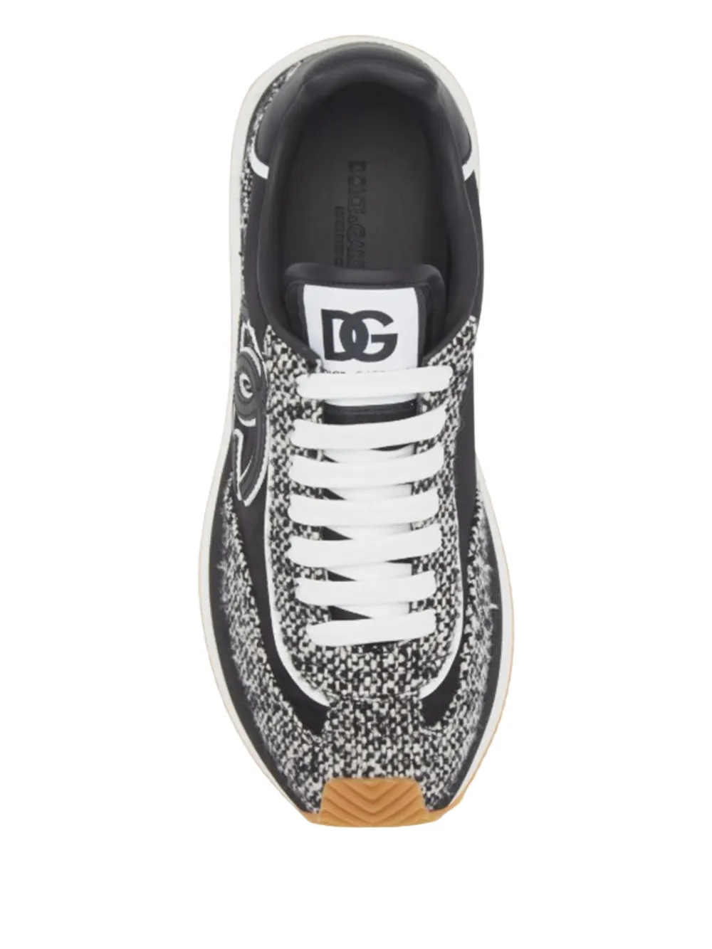 Dolce & Gabbana Low-top sneakers met stippen Zwart