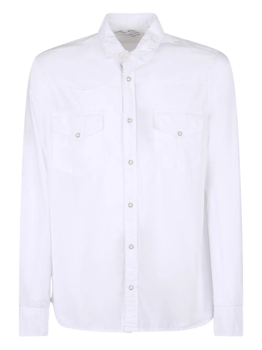 original vintage style buttoned chest-pockets shirt