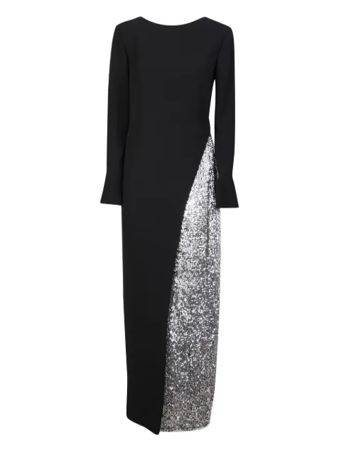 Givenchy sequin long-sleeve maxi dress