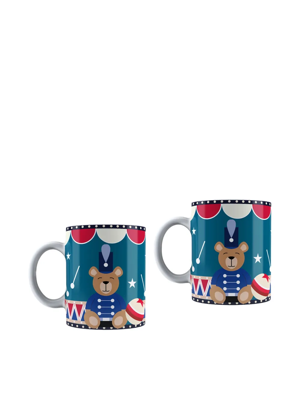 Bialetti Joyful Memories mugs (set of two) | azul | Image 1